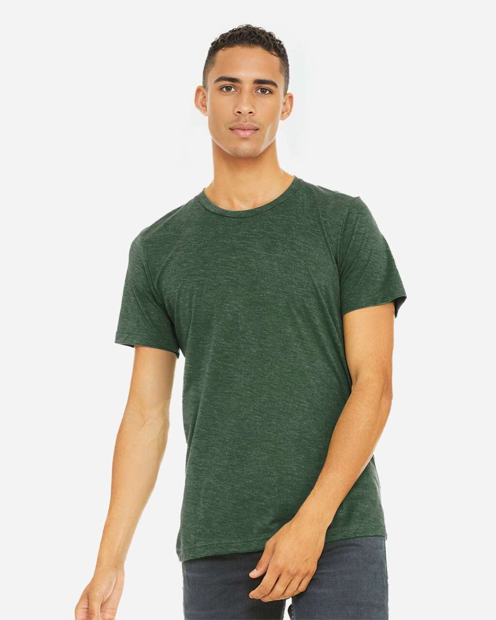 BELLA+CANVAS Soft Triblend Cotton Crew Neck Tee Ultra Soft Modern Fit Unisex Casual Wear Lightweight T-Shirt